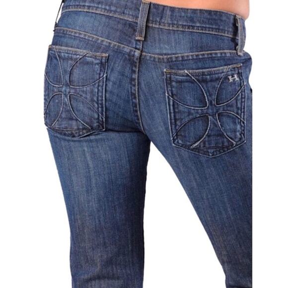 Habitual Kimberly New Wave Blue Bootcut Jeans, Sz 27 - Picture 6 of 10
